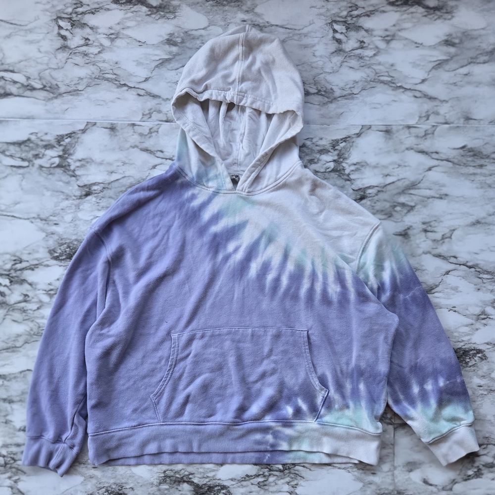 Tie-Dye Hoodie with Front Pocket